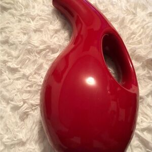 Elegant Red Ceramic Vase